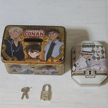 명탐정 코난 열쇠 달린 저금통 괴도 키드 미니캔 세트