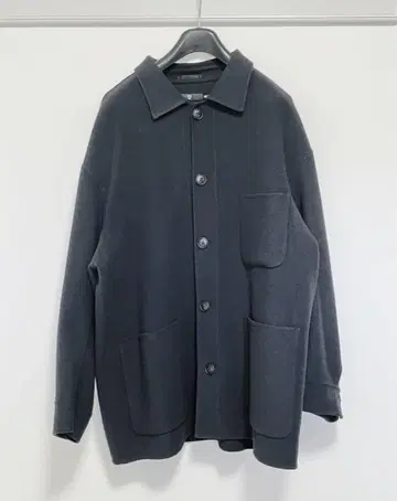 유니클로 +J 울 블렌드 오버 사이즈 셔츠 자켓 XXL