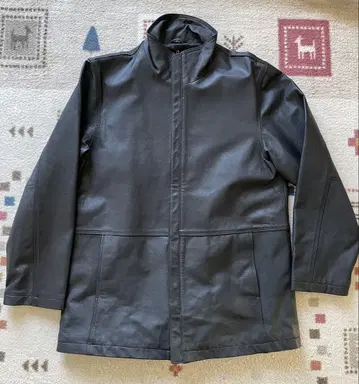 YKK 라무 가죽 자켓 심플 스타일