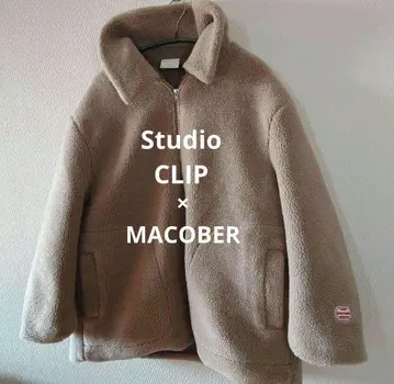 [ Studio CLIP x MACOBER ] 보아 자켓 점퍼 F 사이즈
