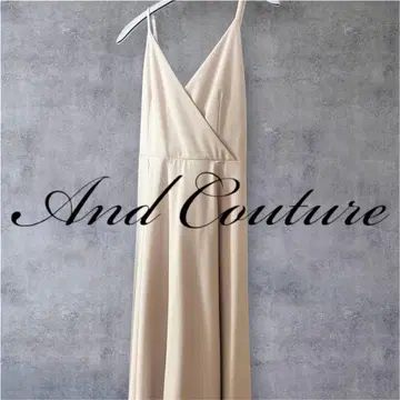 AndCouture V넥 리본 살로펫