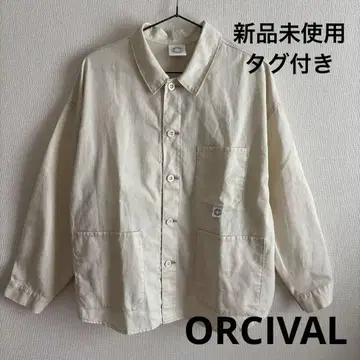 미사용 새상품 택 포함 ORCIVAL 화이트 아우터 오버 사이즈