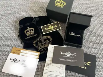 로얄오더 반지 레이어드 다이아몬드 플라티나