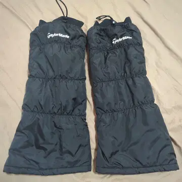 TaylorMade 여성용 골프웨어 블랙 레그 워머