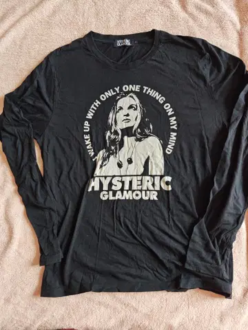 HYSTERIC GLAMOUR 긴팔 티셔츠 블랙