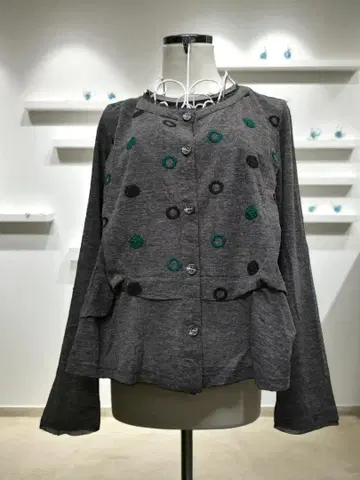 t.b 티비 테레사 반 뷰렌 그레이 가디건