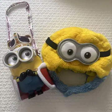 (새상품급) 미니언 탈과 팝콘 통