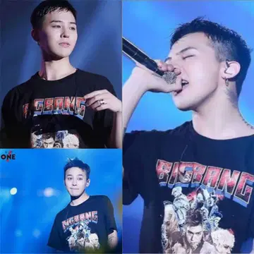 BIGBANG G-DRAGON 착용 [ XL 사이즈 ] 긴팔 블랙