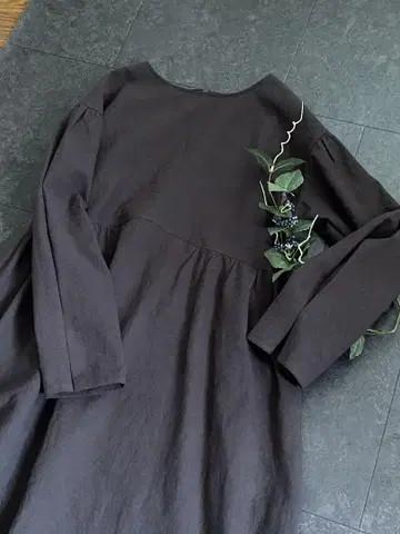 handmade*사이드 개더 원피스