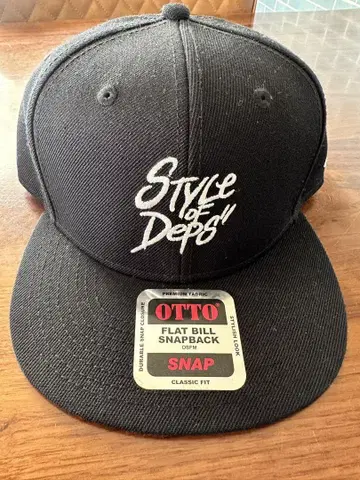 OTTO 스냅백 캡 블랙 DEPS