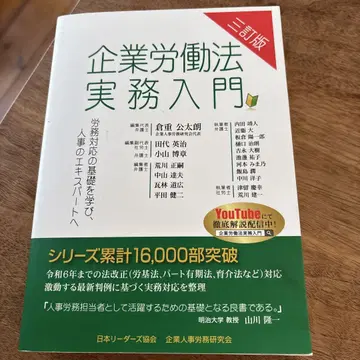 기업 노동법 실무 입문: 노무 대응의 기초를 배우고 인사 전문가로