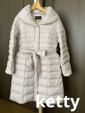 ketty 핑크 베이지 다운 코트 L