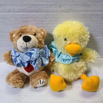 Suzy's Zoo 봉제 인형 스크런치 포함 부프 위지 2세트