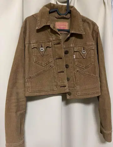 초레어 LEVI'S 브라운 크롭 자켓