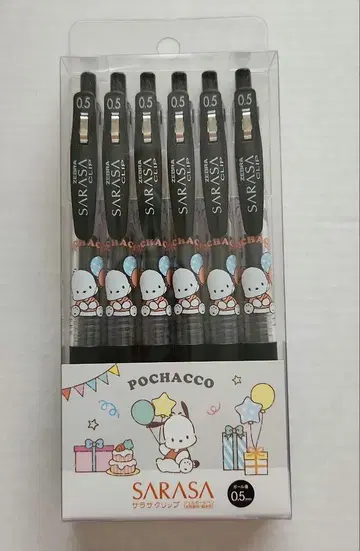 포차코 사라사 클립 6개입