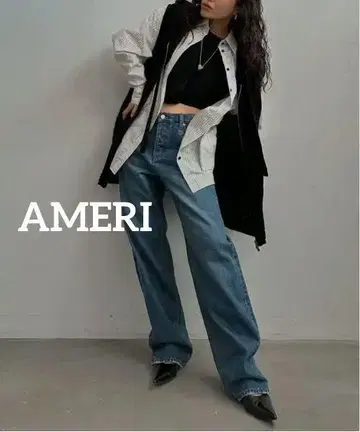 AMERI 오버사이즈 니트 후디 베스트