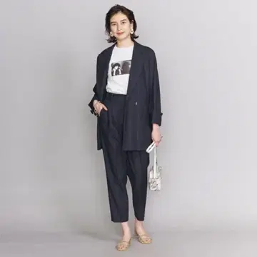 새상품급 BEAUTY&YOUTH 옥스퍼드 더블 자켓