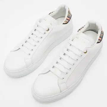 I06112 미사용품 Paul Smith BECK 가죽 스니커즈: UK7