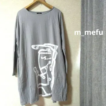 m_mefu 긴팔 튜닉 원피스 그레이 센소유니코 L 메후