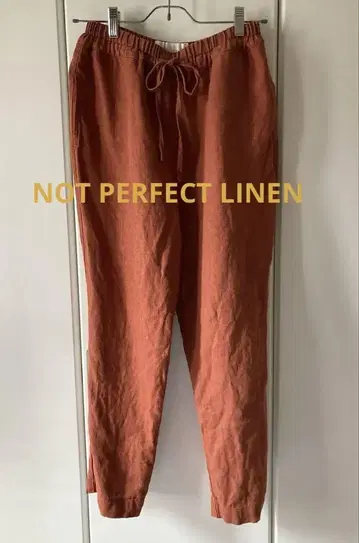 NOT PERFECT LINEN 테이퍼드 팬츠 헤비 린넨 린넨