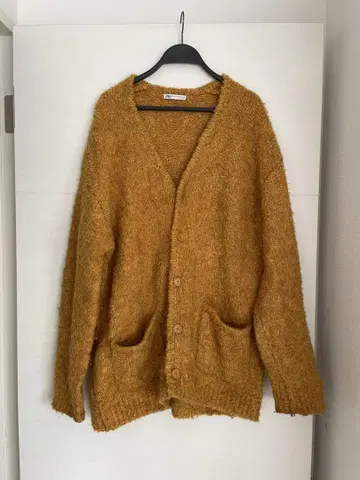 ZARA 머스타드 가디건