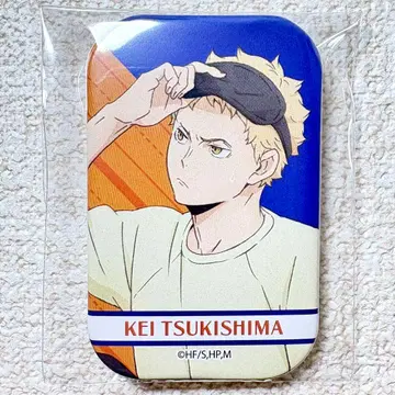 하이큐!! TO THE TOP 스퀘어 캔뱃지 츠키시마 케이 풀컬러