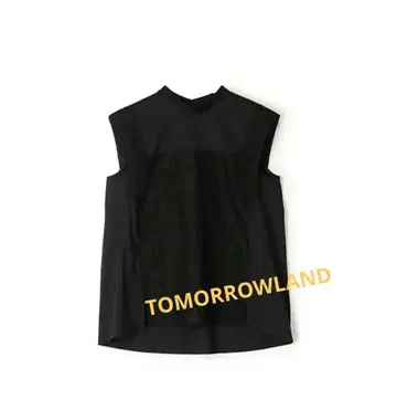 TOMORROWLAND 숄더 자수 콤비네이션 블라우스