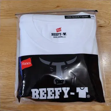 Hanes BEEFY-T 긴팔 티셔츠 XXXL 비피 빅 사이즈