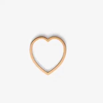 REPOSSI 안티페르 하트 반지 50 사이즈