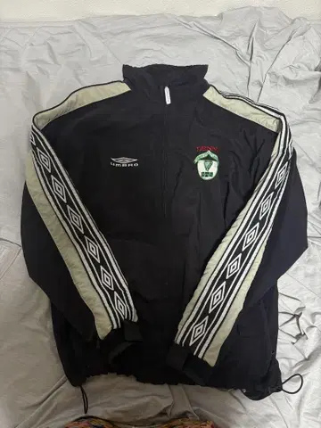 Umbro 블랙 나일론 자켓 M 사이즈 Denny 자수