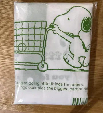 훼미리마트 한정판 스누피 SNOOPY 비닐봉투풍 에코백