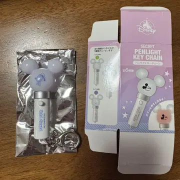 디즈니 스토어 응원봉 키체인 도날드 블루 파랑