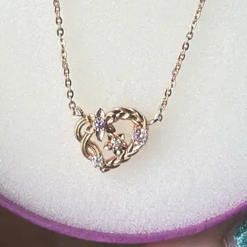 미사용 새상품 디즈니 라푼젤 실버 목걸이