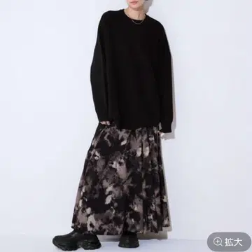 JEANASIS 지나시스 12G W 자카드 볼륨 슬리브 풀오버
