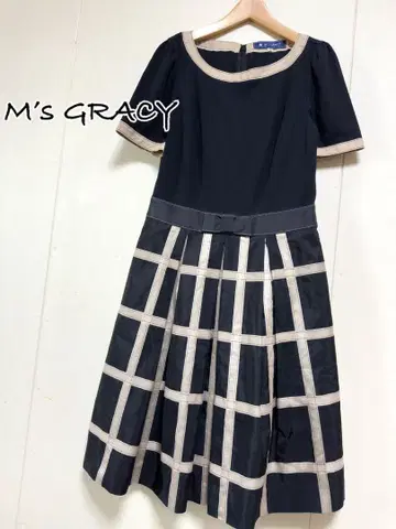 M's GRACY 에무즈 그레이시 허리 리본 원피스 38