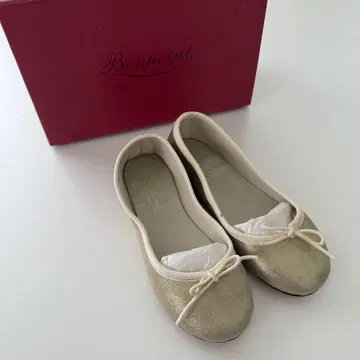 Bonpoint 골드 발레 슈즈 29 (약 19cm)