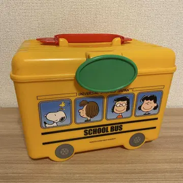 스누피 스쿨버스 수납 케이스