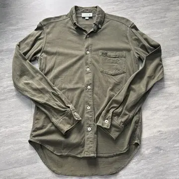 LACOSTE 올리브색 긴팔 셔츠 US XS
