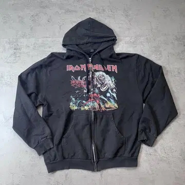 00s IRON MAIDEN 집업 양면 프린트 L 아이언 메이든