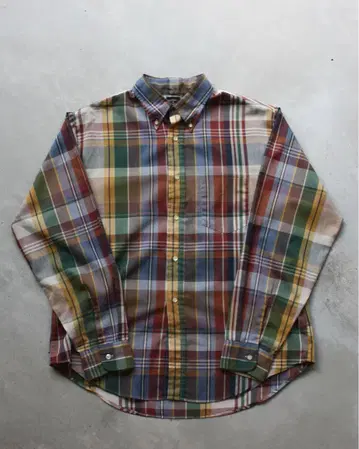 60s TOWNCRAFT 마드라스 체크 3점 셔츠