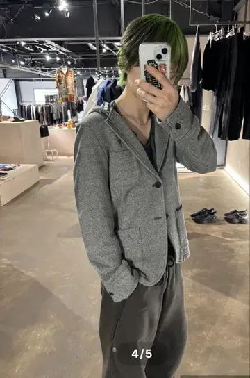 히로미치 나카노 후드 부착 테일러드 자켓