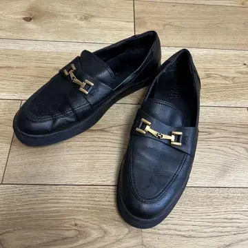 [ ZARA ] 로퍼 | 골드 버클 | 26.5-27.0cm