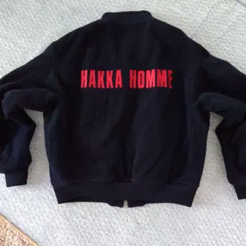 90s Hakka Homme 네이비 집업 점퍼 블루종