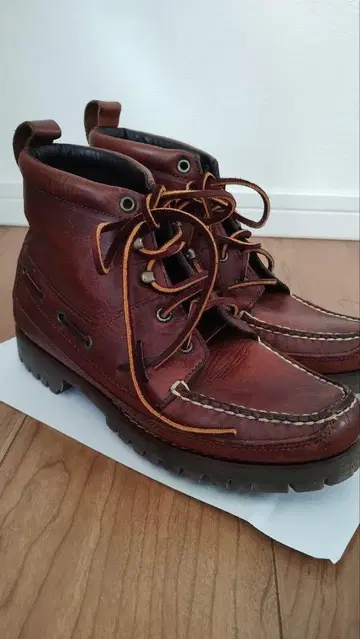 미사용품 랄프 로렌 가죽 부츠 24.5cm