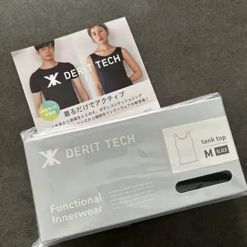 DERIT TECH 델릿테크 블랙 탱크탑 M