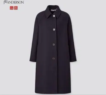 UNIQLO JWANDERSON 스텐카라 코트 롱 네이비 L