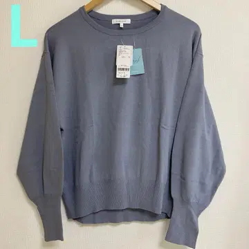미사용 새상품 글로벌 워크 깔끔 크루넥 풀오버 L