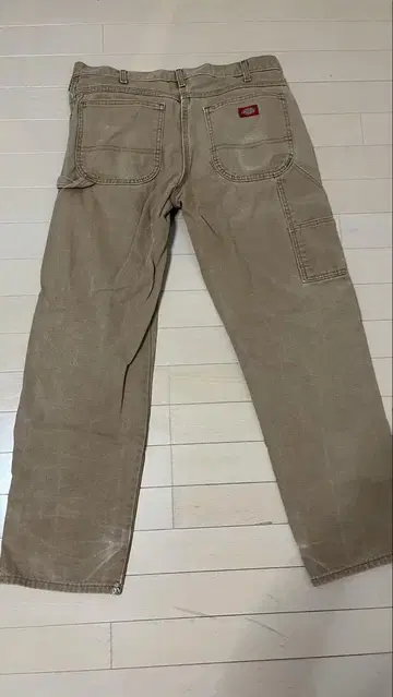 Dickies 덕지 와이드 벌룬 페인터 팬츠 베이지