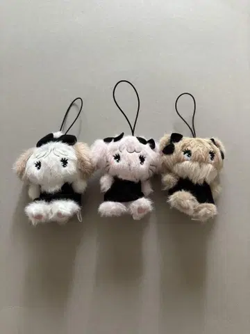 mikko characters BLACK RIBBON 마스코트 3종류
