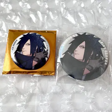 NARUTO 베이스야드 캔뱃지 오로라 빅 캔뱃지 우치하 마다라